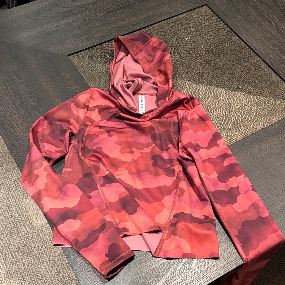 Athleta Kids Swim Rashguard - Pink Camo